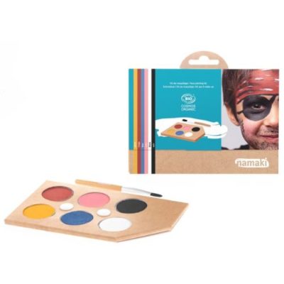 Kit de maquillage bio 6 couleurs "Arc-en-ciel" - NAMAKI