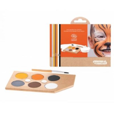 Kit de maquillage bio 6 couleurs "Vie sauvage" - NAMAKI