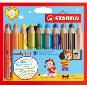 STABILO Woody 3 in 1 - 10 pièces