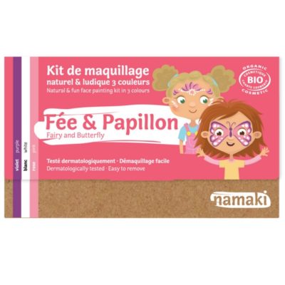 Kit de maquillage bio 3 couleurs "Fée et Papillon"