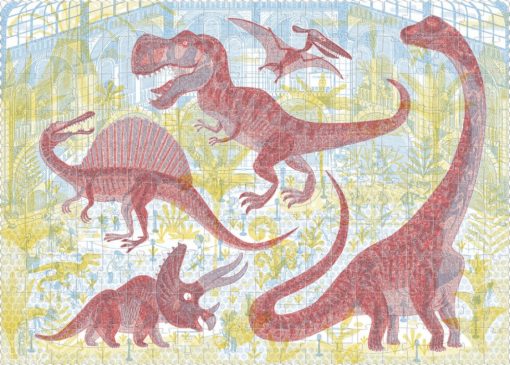 Découvre les dinosaures - Puzzle - LONDJI