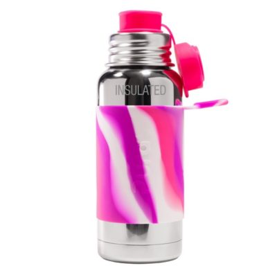 Trinkflasche aus Edelstahl - Isotherm - Pink Swirl - 475 ml