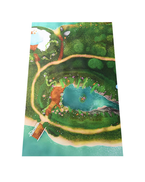 Tapis de jeu “Lagoon Féérique” Petit 90 x 60 cm