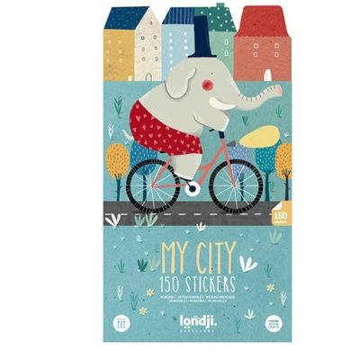 Wiederverwendbare Sticker - My City