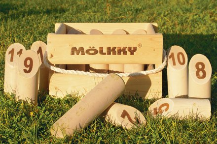 Mölkky original avec caisse en bois