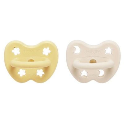 Sucette physiologique Duo pack 3-36 mois - Pale Butter/Milky White