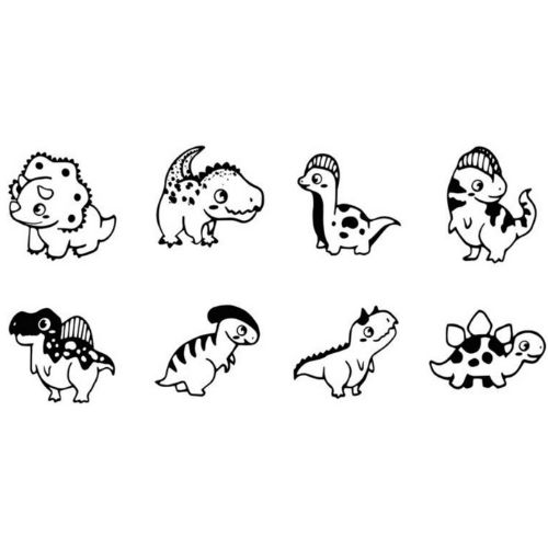 Set de tampon Eco Bambino - Dinosaure