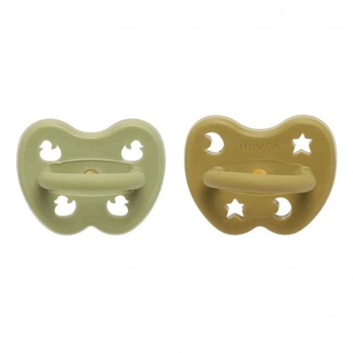 Sucette physiologique Duo pack 3-36 mois - Hunter Green/Olive