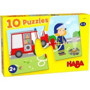 10 Puzzles – Véhicules d‘intervention - Haba