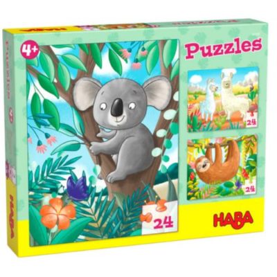 Puzzles Koala, paresseux et lamas - Haba