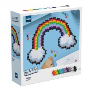 500 Kreatives Element – Regenbogen Puzzle - Plus plus