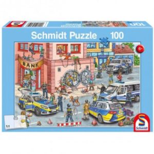 Puzzle Opération de police 100 pcs - Schmidt