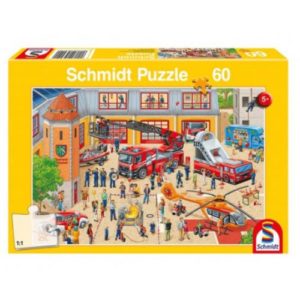 Puzzle Journée à la caserne des pompiers 60 pcs - Schmidt