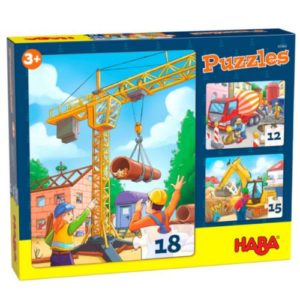 Puzzles Engins de chantier - Haba