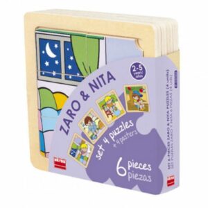 Set puzzles zaro et nita 6 pièces (4 unités) - Akros