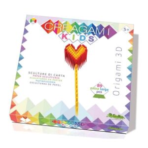 Origami 3D KIDS - Herz - 89 Stück - Creagami