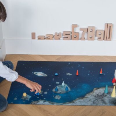 Spielmatte "Space Odyssey" Klein 90 x 60 cm